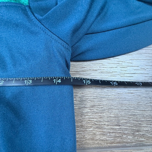 Under Armour Youth Heat Gear Loose Quarter Zip, Green, Athletic, YSM, Sports - Picture 4 of 10